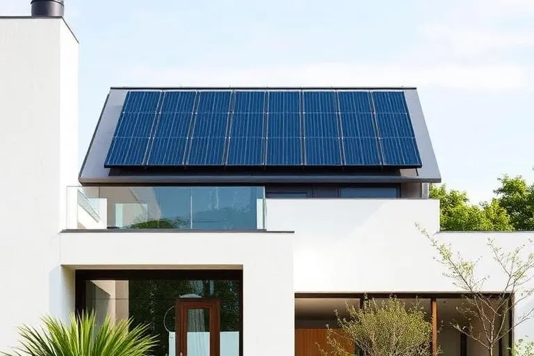 Home with Tesla Solar Roof